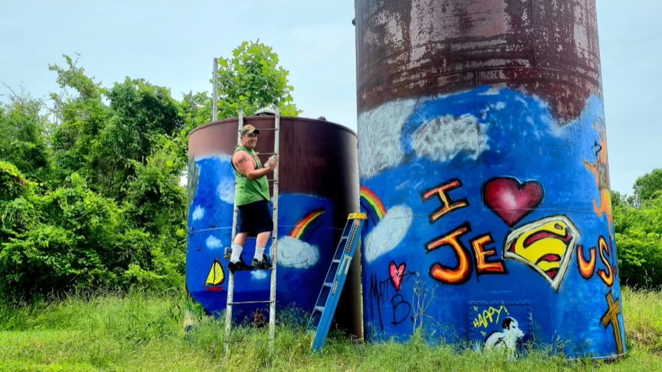 Water Tower Mural